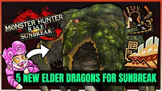 The Top 5 Elder Dragons That NEED to be in Sunbreak - Lost Legends - Monster Hunter Rise Sunbreak!