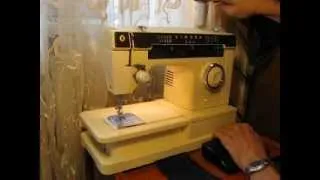 Sewing machine Швейная машина SINGER 7105 test заправка и намотка нитки