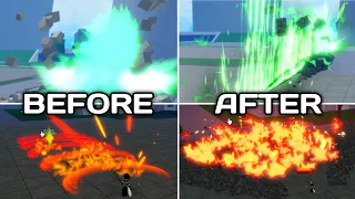 All Bloxfruits Sword Before & After Reworked | Bloxfruits Update 20