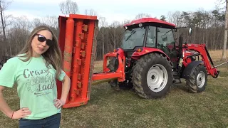 Her First Ride in the "BIG T TRACTOR"! It's MOW TIME!