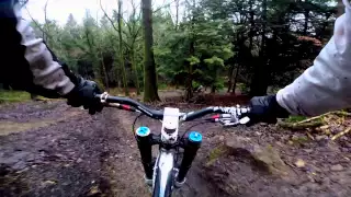 Girlfriend wants to try dh and crashes 2nd time