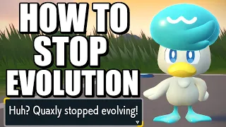 HOW TO Stop Evolution in Pokemon Scarlet and Violet