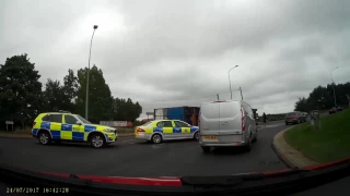 Over turned lorry - A12 Boreham