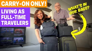How we pack and travel with only carry-on luggage