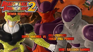 Dragon Ball: Raging Blast 2 (PS3) Viewer Request - Janemba vs. Cell & Frieza