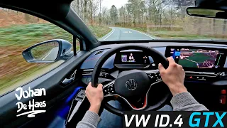 VW ID.4 GTX 77kWh 299HP POV TEST DRIVE