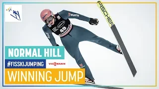 Karl Geiger | Men's Normal Hill | Val di Fiemme | 1st place | FIS Ski Jumping