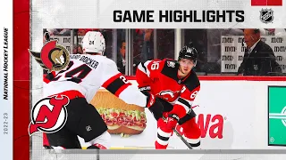 Senators @ Devils 11/10 | NHL Highlights 2022