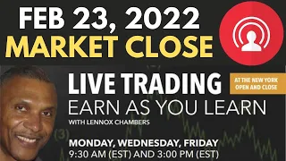 🔴 Feb 23, 2022  - S123 Live Cheap IWM Options Trading At the CLOSE with Lennox Chambers