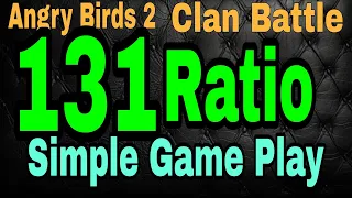 Angry Birds 2 Clan battle Today Feb 2 2024 (Ratio 131) Rooms 13 Simple Game Play #Ab2 #cvc Today