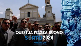 NOLA FESTA DEI GIGLI - QUESTUA PIAZZA DUOMO - SARTO 2024 @iIMicheloni ⚪️ 🔛 🔵