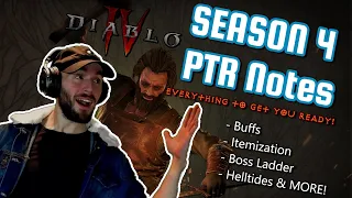 Diablo 4 - PTR Patch Notes | Info Breakdown - EVERYTHING you need to know! | How to access!