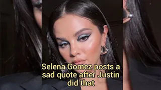 Selena and Justin: Is she sad about him and his fans? a recent post suggests so [FULL VIDEO]