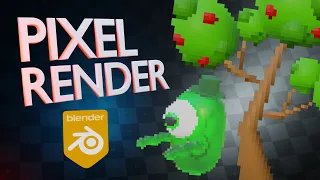 Создание 2D PixelArt в Blender