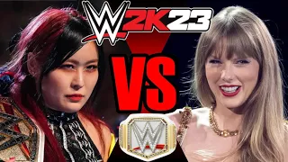 Taylor Swift vs Iyo Sky (c) for WWE WOMEN'S CHAMPIONSHIP (with guest commentators)