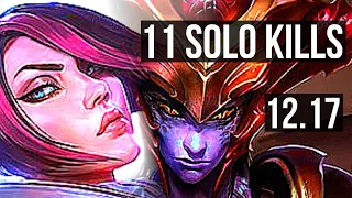 FIORA vs SHYVANA (TOP) | 11 solo kills, 13/1/2, 1.8M mastery, Legendary | KR Diamond | 12.17