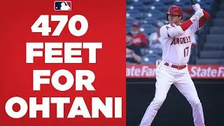 470 FEET FOR OHTANI! Shohei Ohtani CRUSHES a LONG homer against the Royals!