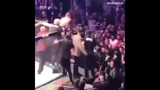 Islam Makachev Slips & Falls Trying To Help Khabib During UFC 229 Brawl Vs McGregor