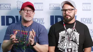 IDW Creators - Tom Waltz and Mateus Santolouco TMNT