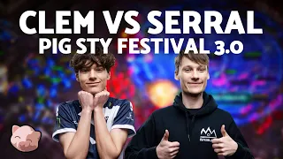 SERRAL vs CLEM: HUGE SERIES! | PiGFest 3.0 Round of 8 (Bo7 ZvT) - StarCraft 2