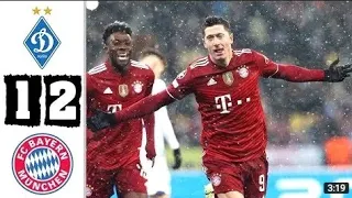 Bayern Munich vs Dynami kyiv 2-1 Robert lewandowski goal and Extended highlights