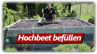 Hochbeet richtig befüllen mit 4000 Liter | Schritt für Schritt Anleitung