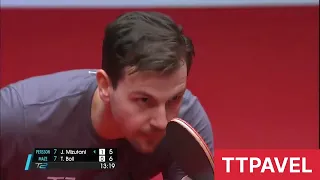 JUN MIZUTANI vs TIMO BOLL 2017 матч 🏓🥇🏆🏆🥇🏓Table tennis shots, best of the best#shorts#sports#tennis🏆