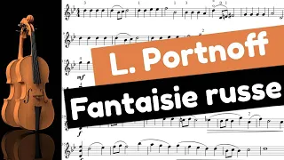 Léo Portnoff - Thème de la fantaisie russe n 2