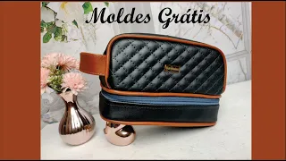 NECESSAIRE DUPLA - moldes grátis