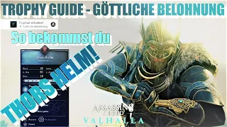 Assassins Creed Valhalla Trophy Guide Göttliche Belohnung Thors Helm Trophäe deutsch AC Thor Töchter