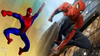Evolution of Spider-Man Games Free Roam Web Swinging! (2000-2018)