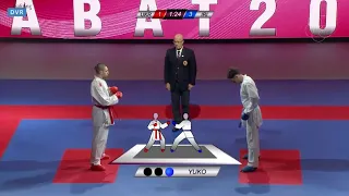 Karate 1 Rabat 2019. Final: Ali Asghar Asiabari (IRA) vs. Stanislav Horuna (UKR)