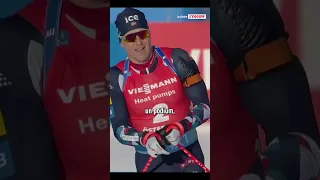 ⭐️Eric Perrot décroche le 1er podium de sa carrière sur la mass start d'Östersund #biathlon #shorts