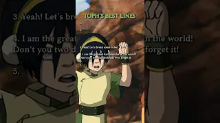 Ranking Toph's Best Lines from ATLA 🔥 | Avatar #Shorts