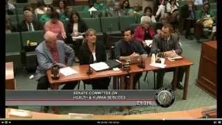 Medicaid Dentists Testify before Texas Senate Committee 14 Aug 14