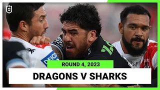 St George Illawarra Dragons v Cronulla-Sutherland Sharks | NRL Round 4 | Full Match Replay