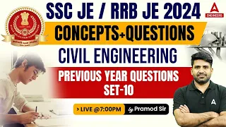 SSC JE/RRB JE Civil Engineering Previous Papers #10 | By Pramod Sir