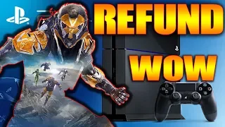 REFUND ON PS4 GAME THAT CAUSES SYSTEM TO CRASH ERROR BREAK System