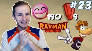 НАСОБИРАЛ 190 ЭЛЕКТУНОВ РАДОСТИ | Rayman Origins #23