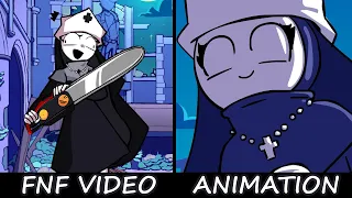 🎶Bad Nun But Every Turn Different Characters Sing It🎤- [FNF VIDEO & ANIMATION]