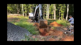 38) Septic System Install With Excavator Part 1