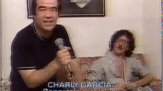 CHARLY GARCIA - ENTREVISTA TOM LUPO - CAMARINES GRAN REX - 22/11/1990