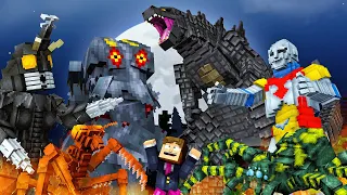 TODOS NOVOS KAIJUS ADICIONADOS NO MINECRAFT !! O FILME