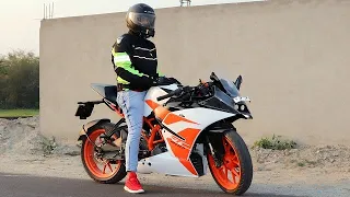How to Ride a Bike First Time |  KTM RC 200 Beginners Guide