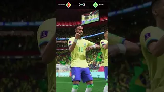 2022 FIFA World Cup Group G - Cameroon vs Brazil | FIFA 23 Gameplay #Shorts