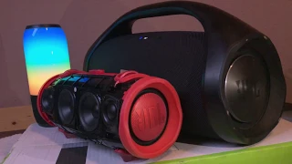 JBL Boombox VS. JBL Xtreme 2 | LOW FREQUENCY MODE | 100% VOLUME | EXTREME BASS TEST (PERFECT FOCUS)