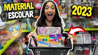 COMPRANDO MATERIAL ESCOLAR DE 2023 | O MUNDO DE LARISSA