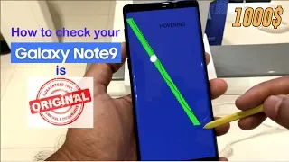 How to check your Samsung  is Original ? Galaxy Note 9/Note 8/ S9/ S8