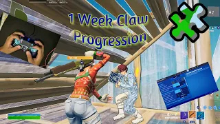 1 Week Double Claw Progression + Best Settings/Sensitivity/Binds for Claw in Chapter 4 Season 4 🎮🧩