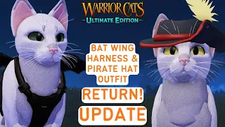 Bat Wing Harness and Pirate Hat Outfit returns! (part 6) [] Warrior Cats: Ultimate Edition Update